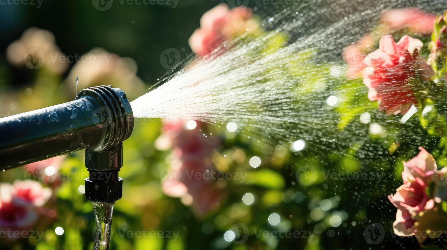 spray jet of water photo