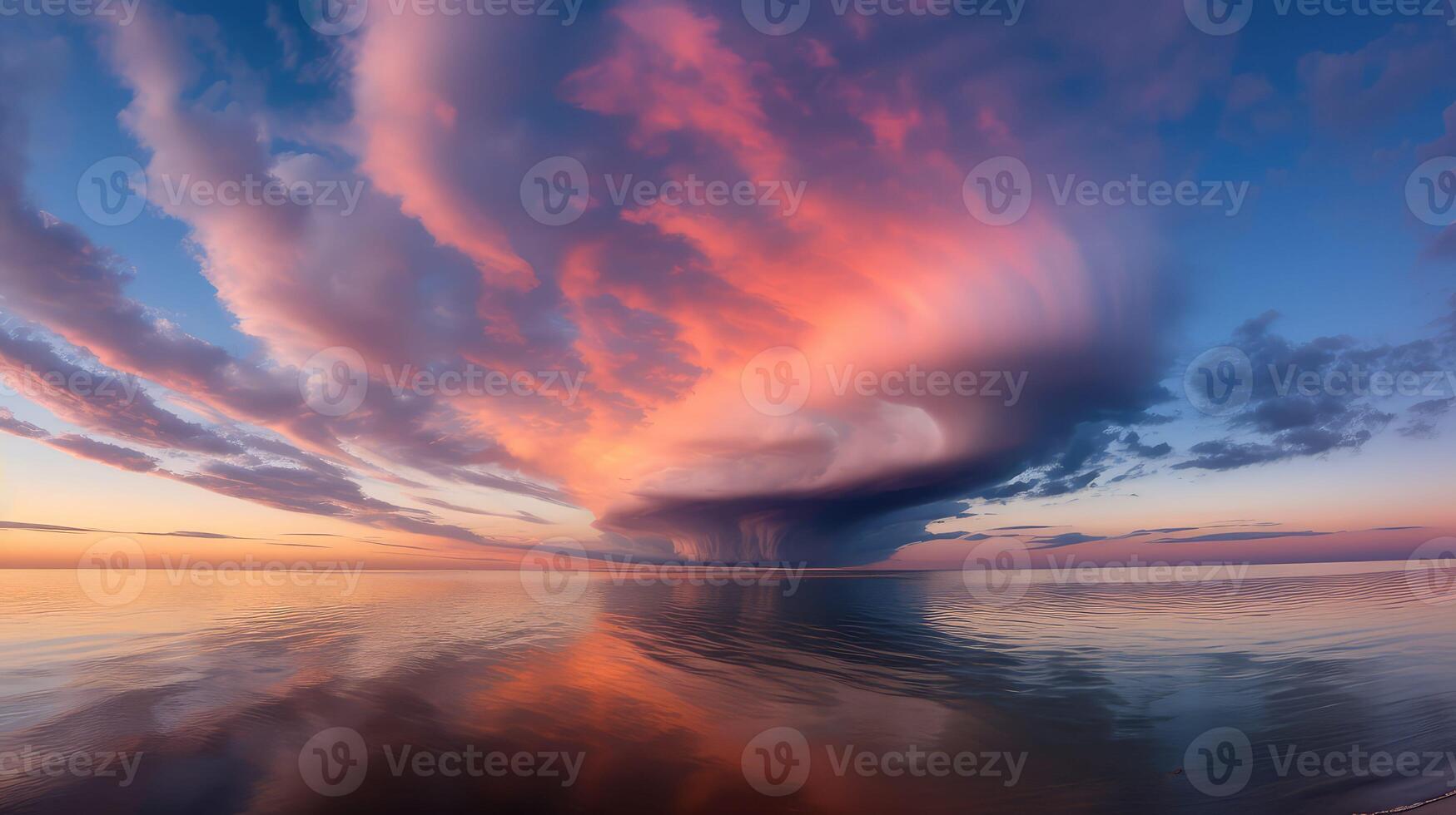 sky water circle photo
