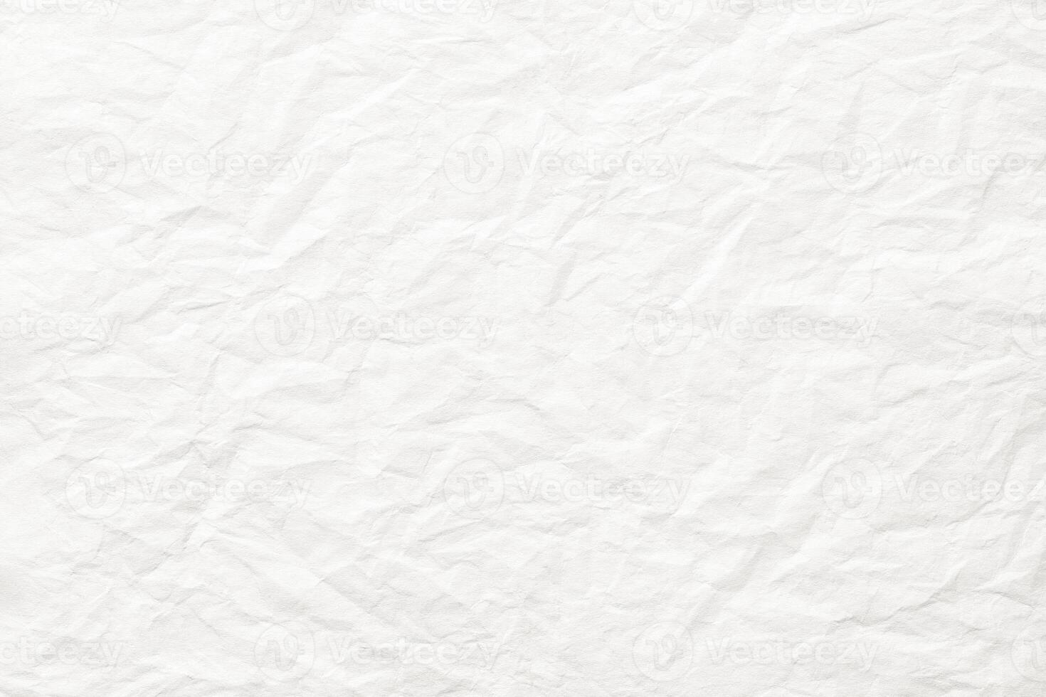 white page with copy space as background, crumpled note paper photo