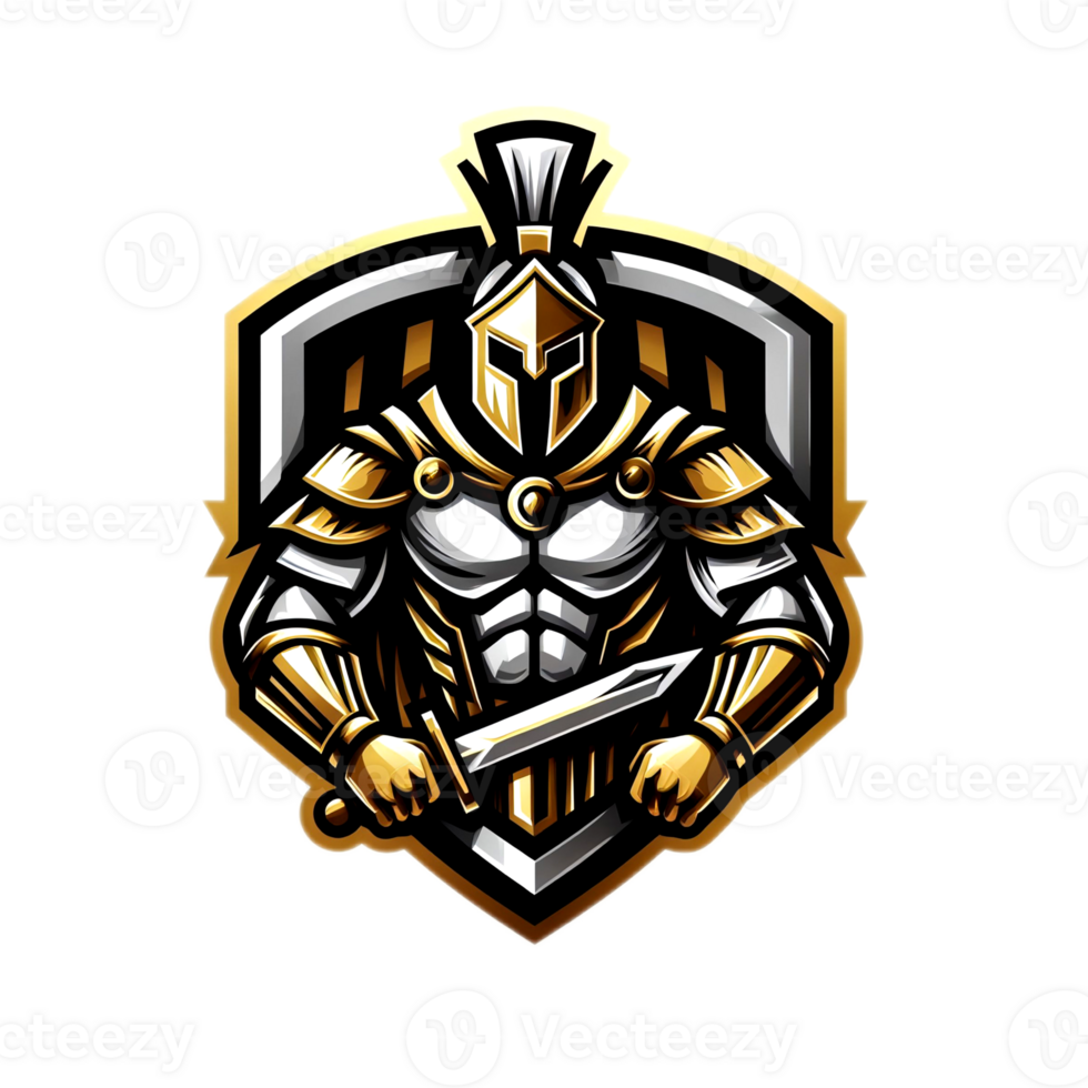 Spartan Warrior Logo Design,Transparent background png