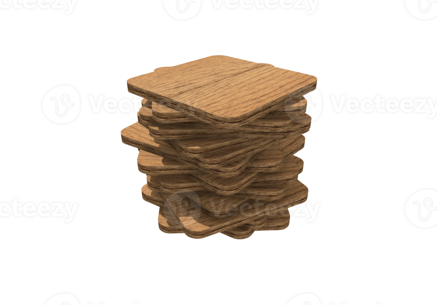 brown 3d wooden stacks png