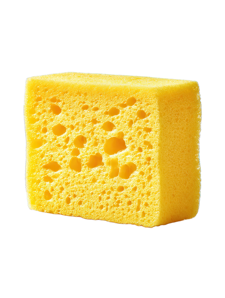 Cleaning Dish Sponge Isolated on Transparent Background png