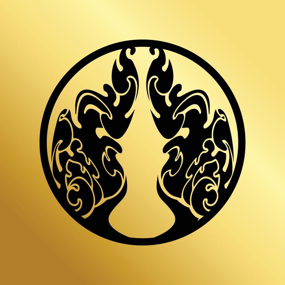 Naga Khmer Shadow vector
