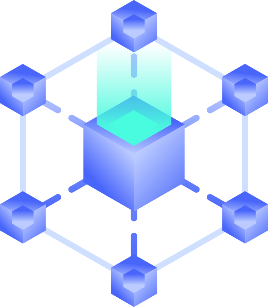 Blockchain Technology illustration clipart png