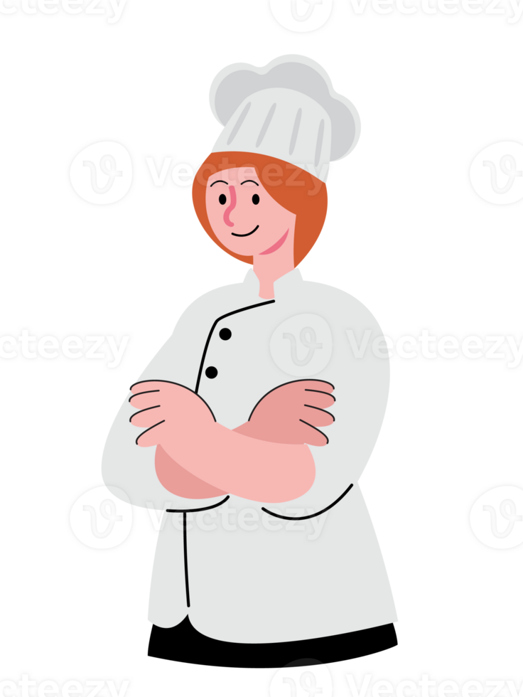 Chef with Arms Crossed png