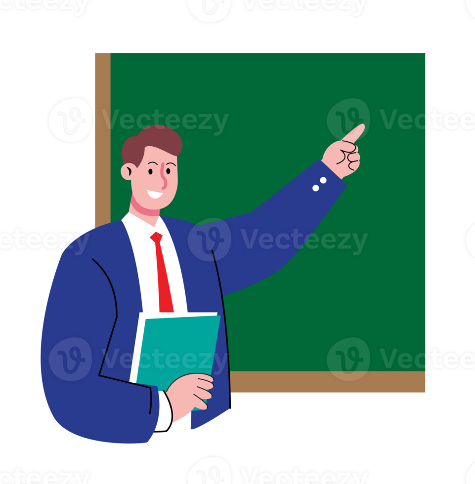 Teacher Teaching in Classroom png