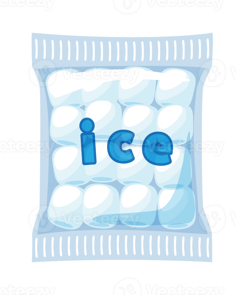 Ice Cubes in Packaging png