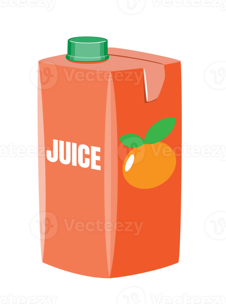Orange Juice Box png