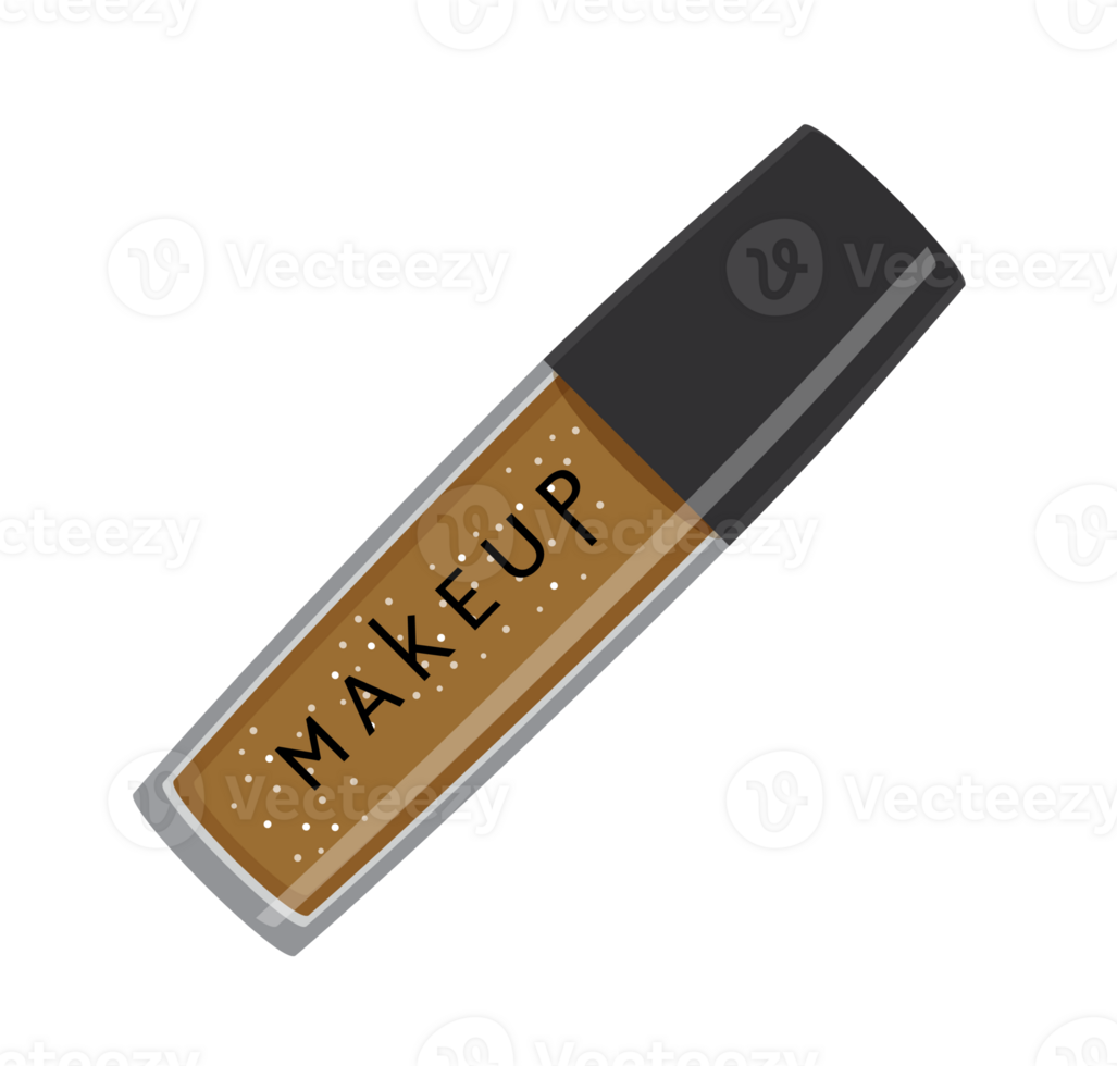 Illustration of a Makeup Concealer Bottle png