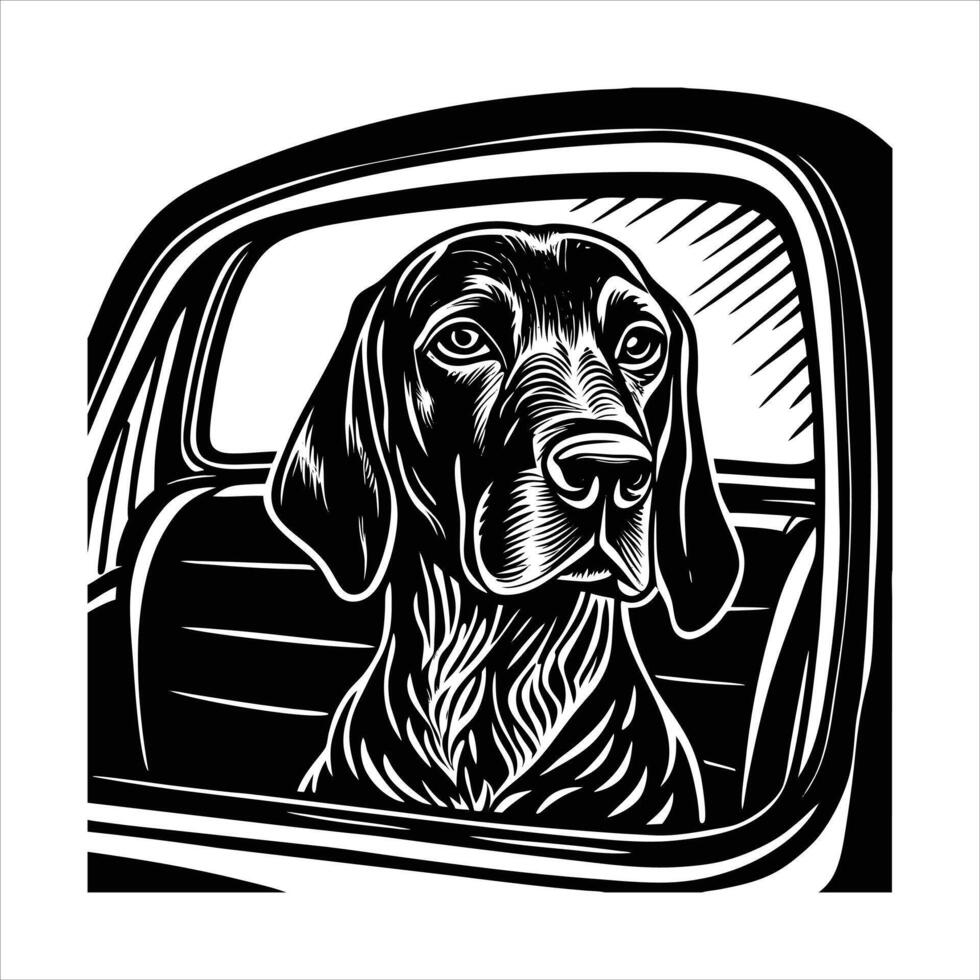 Dog Passenger Seat vector