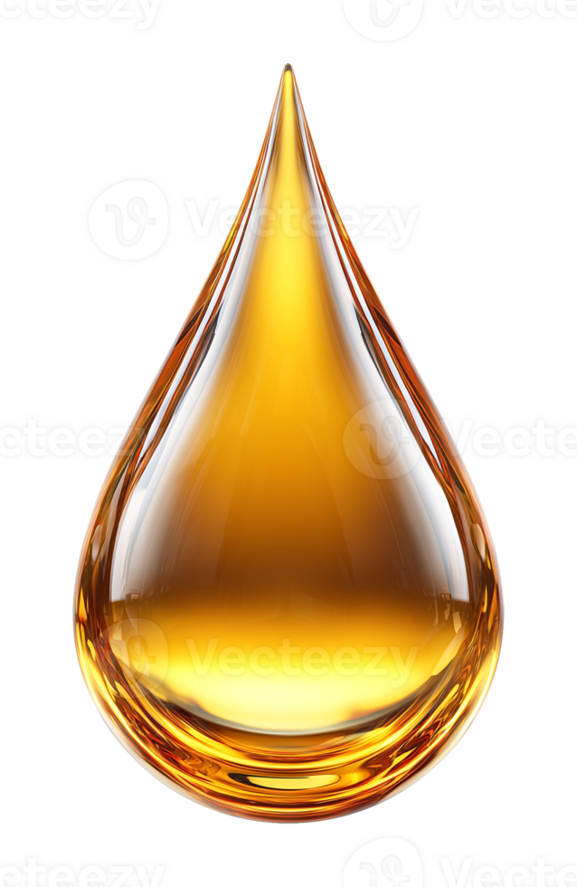 Oil Drop Isolated on Transparent Background png