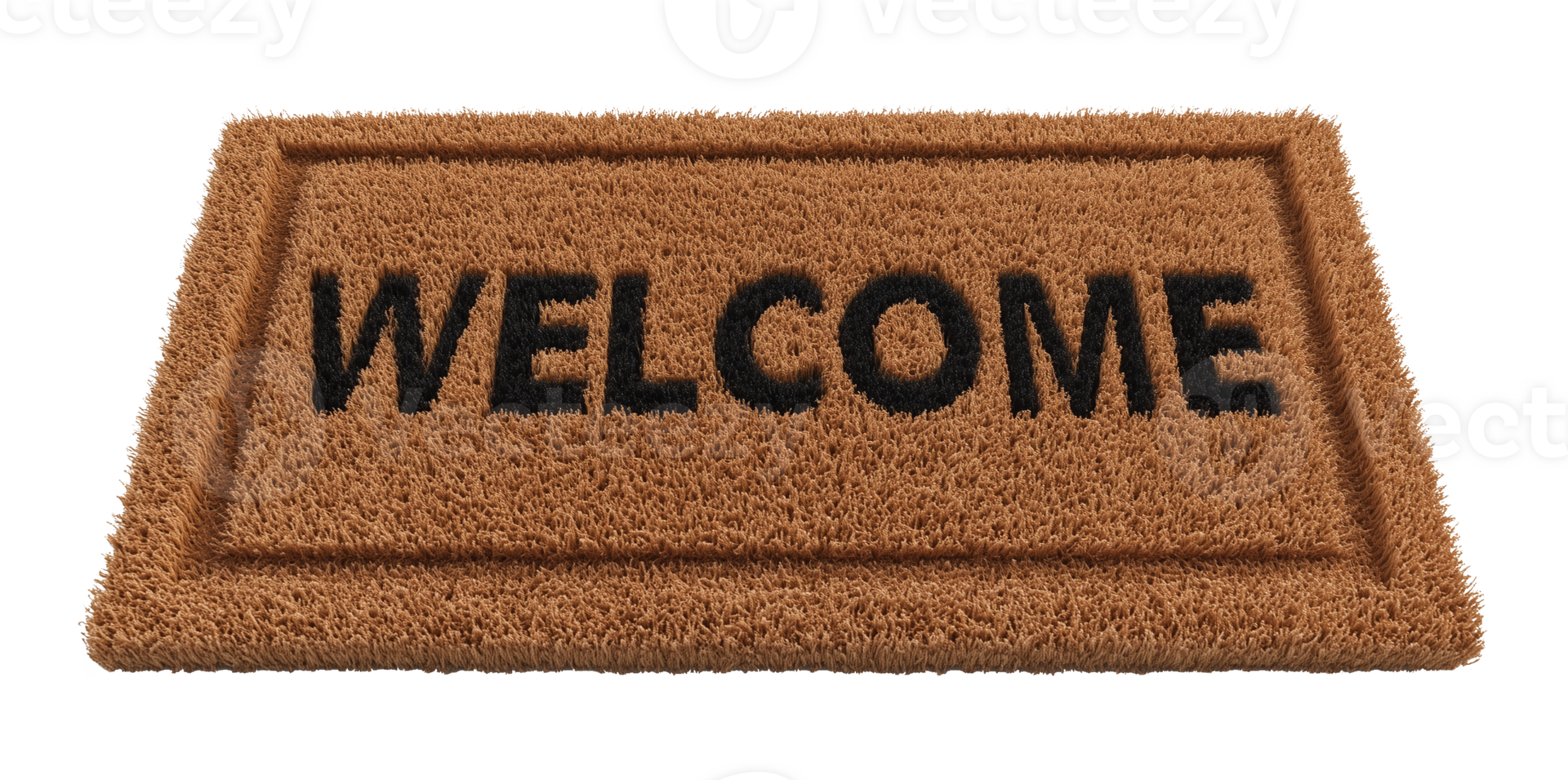 Welcome Door Mat Isolated on Transparent Background png