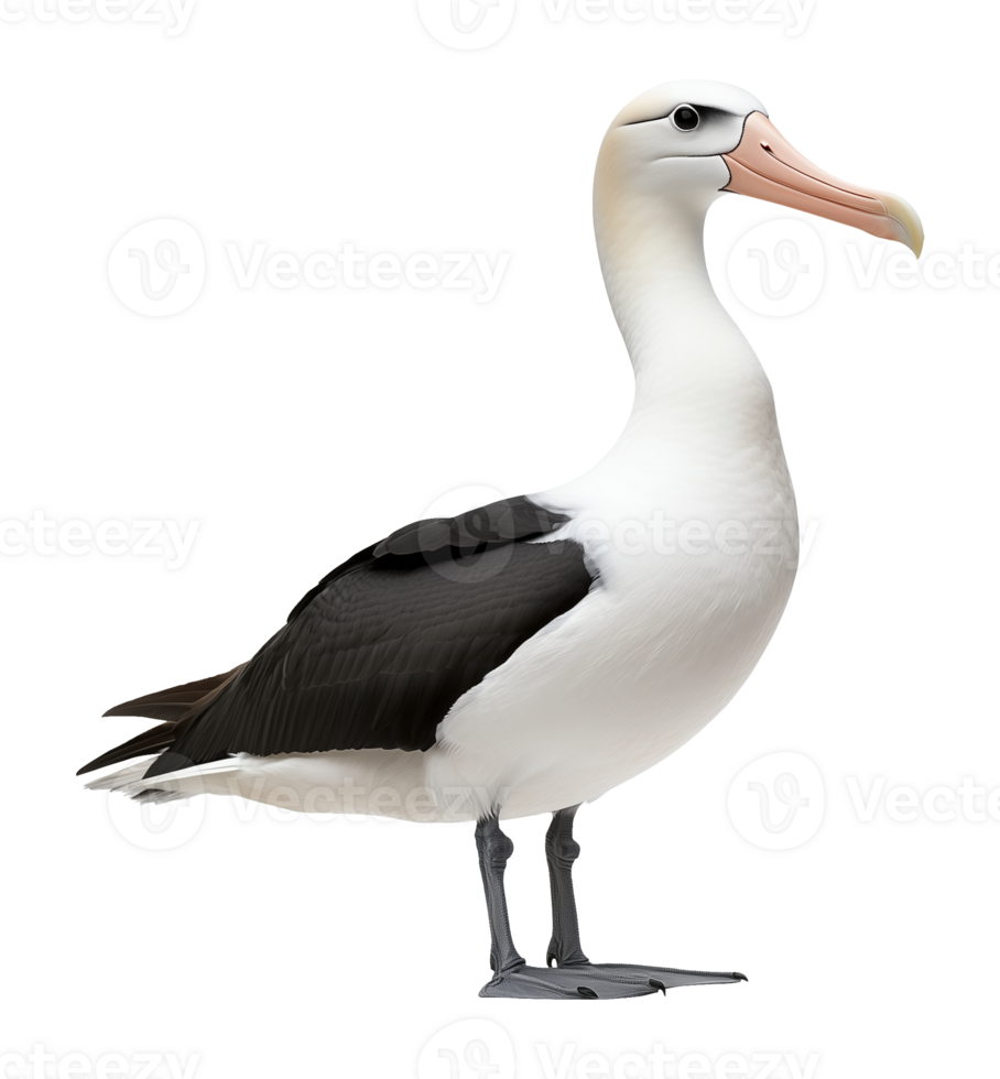Albatross Side View Isolated on Transparent Background png