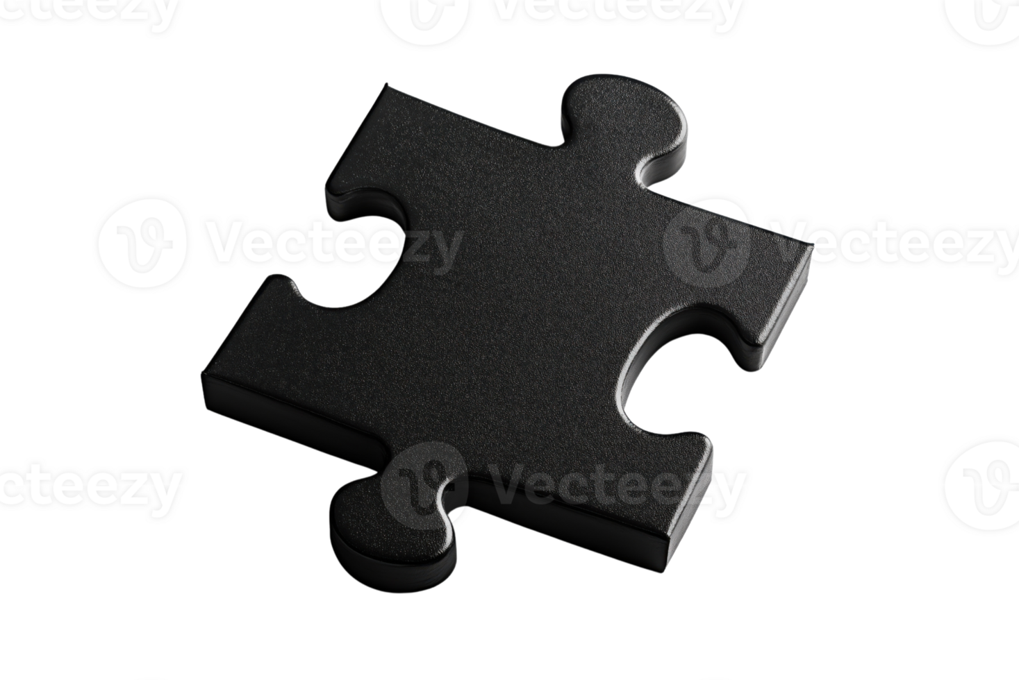 Simple Yet Detailed Puzzle Piece for Logic and Strategy Games Isolated on Transparent Background png