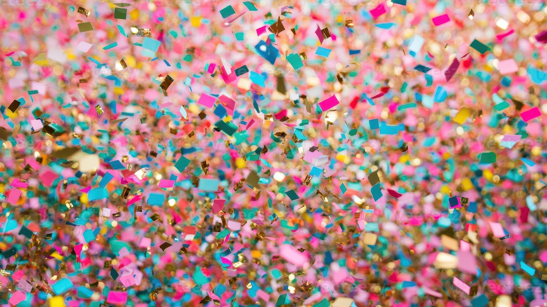 Celebration Confetti Burst A Kaleidoscope of Colors and Joyful Festivities in a Glittering Display photo