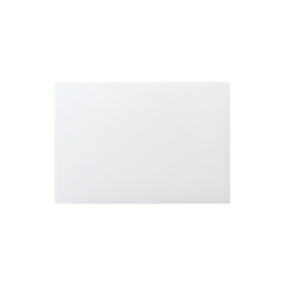 White rectangular blank sign isolated on transparent background png