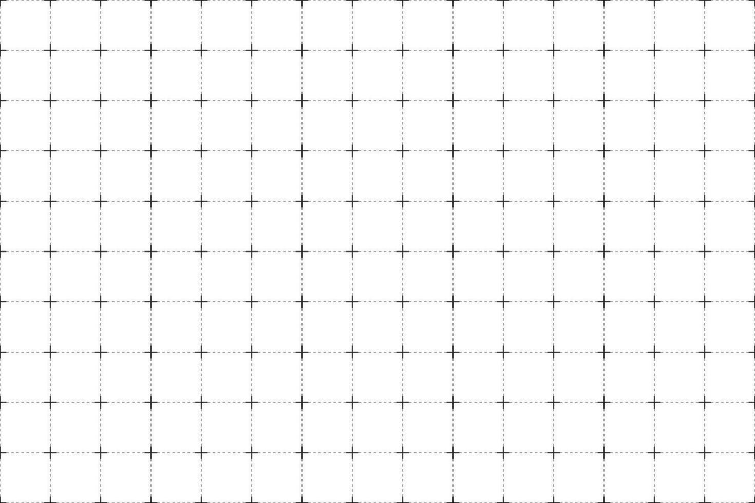 Geometric seamless pattern made from lines and crosses isolated on white background. Monochrome texture illustration vector