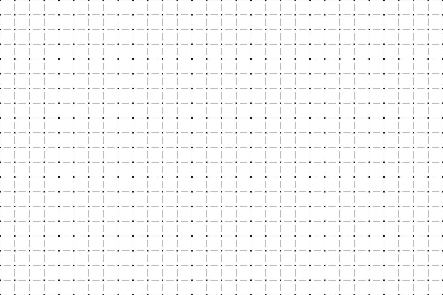 Geometric seamless pattern made from lines and squares isolated on white background. Monochrome texture illustration vector