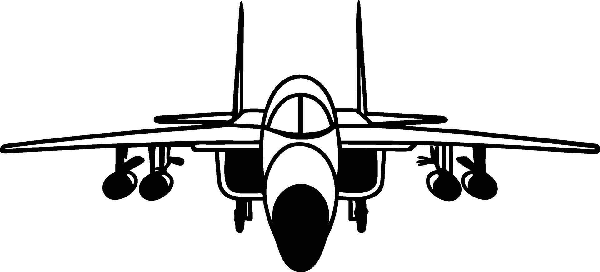 fighter Jet Art Set Of Silhouette, air force, black, blue vector