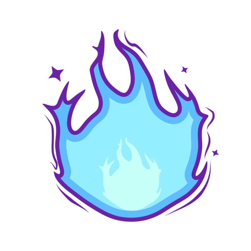 blue flame icon, blue fire png