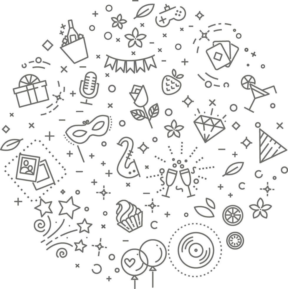 Party concept illustration vector