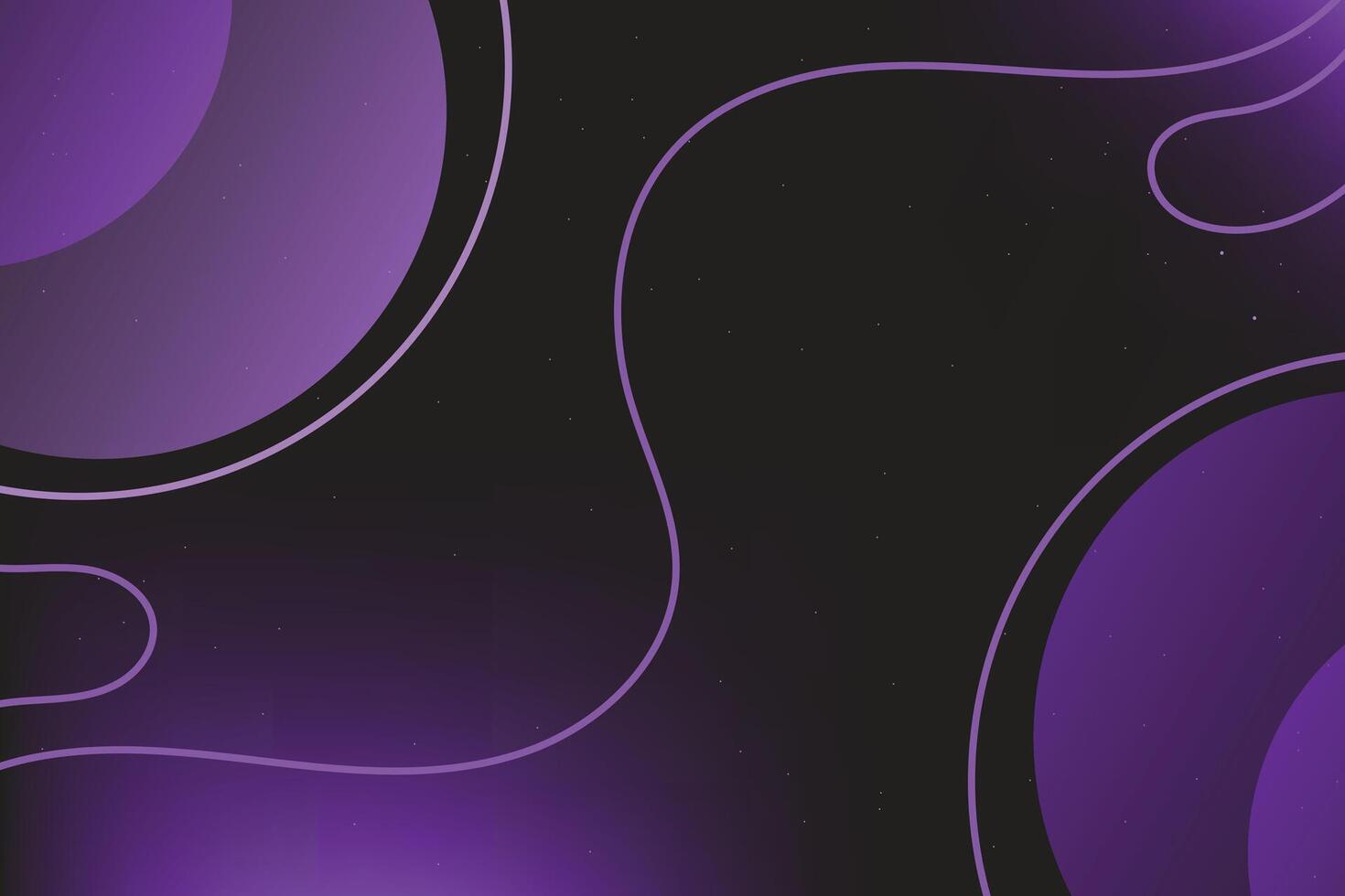 A flat-style violet space background with abstract gradients and cosmic lines. Ideal for fantasy, sci-fi, futuristic themes, and modern digital designs with a dreamy galactic touch. vector