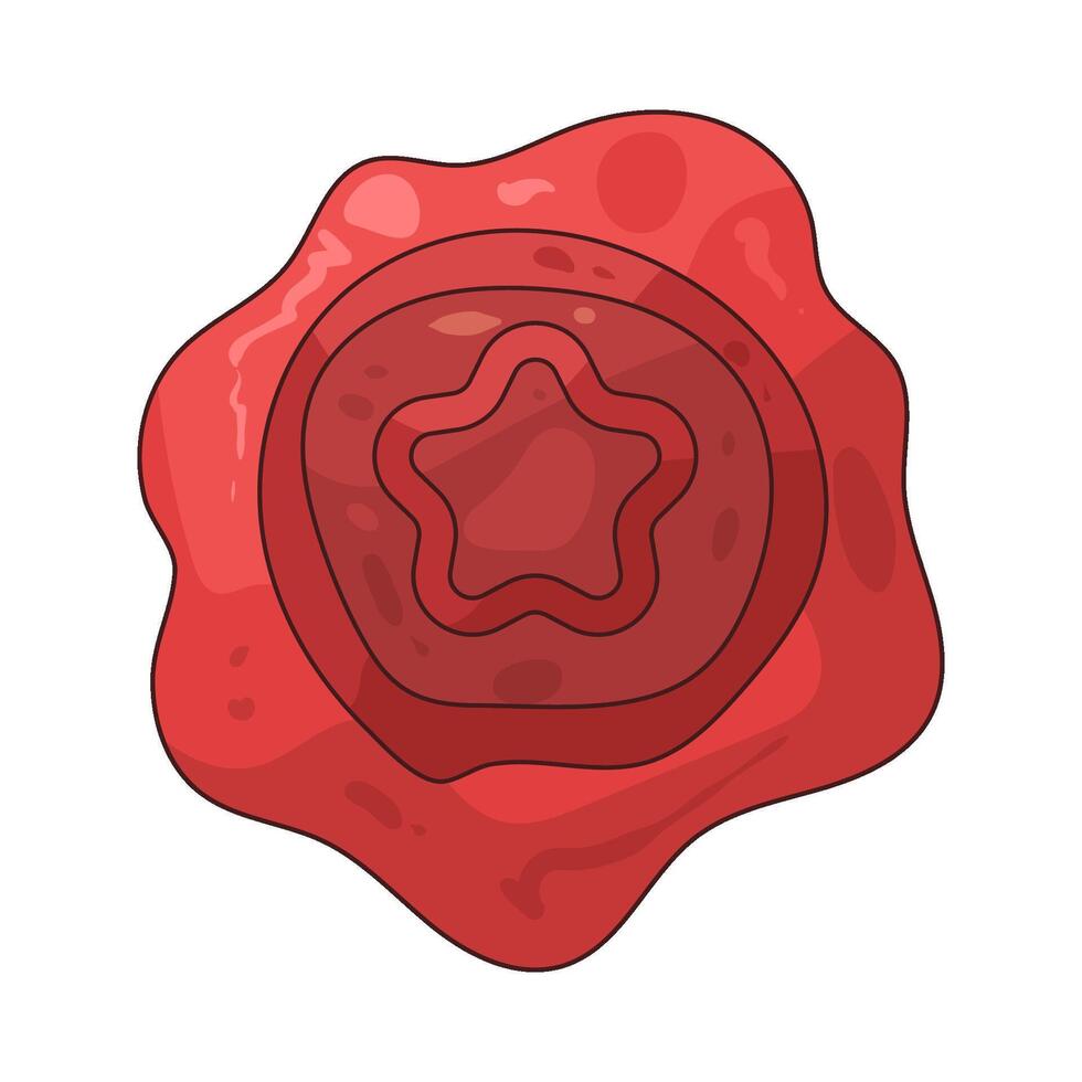illustration of Red Seal vector