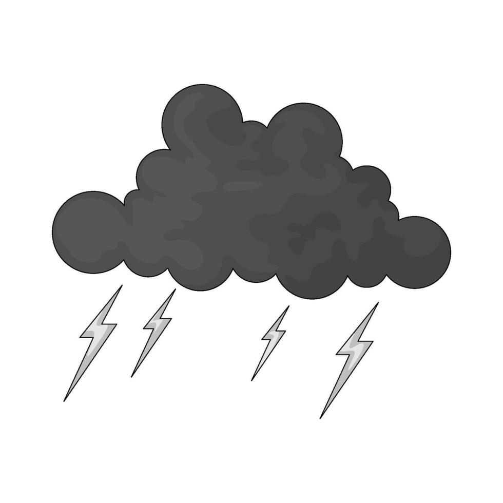 illustration of storm vector