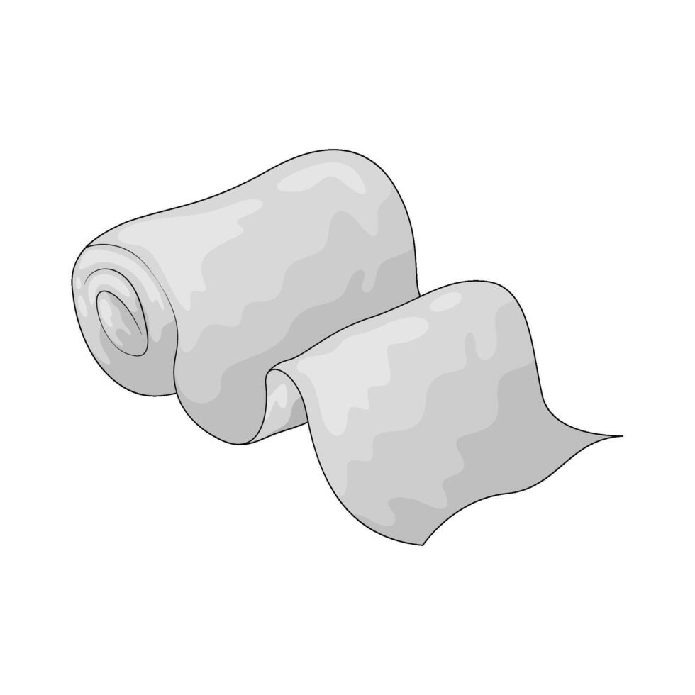 illustration of medical gauze vector