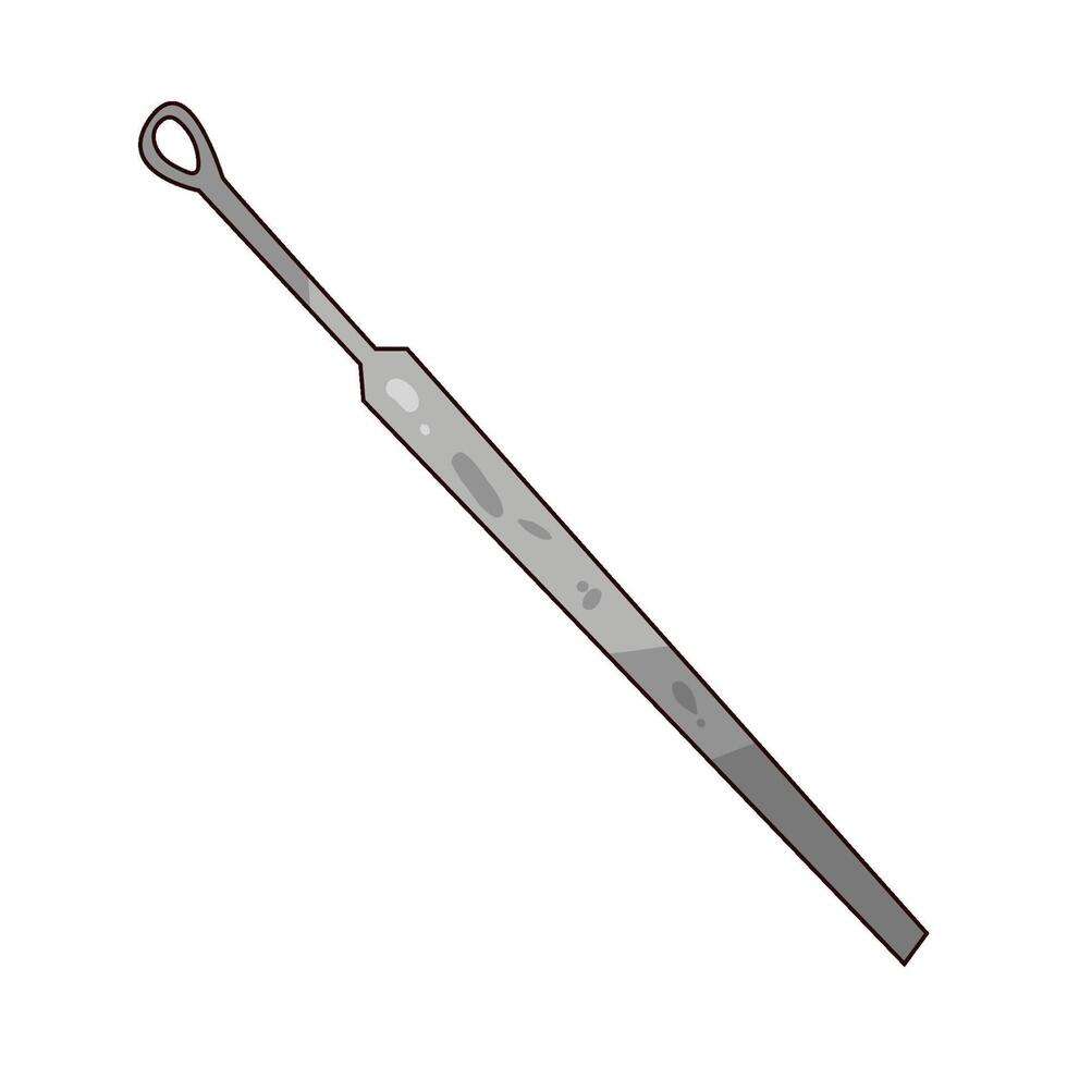 stainless steel blackhead remover vector
