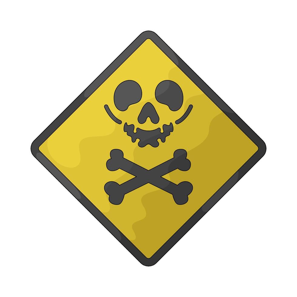 illustration of danger symbol vector