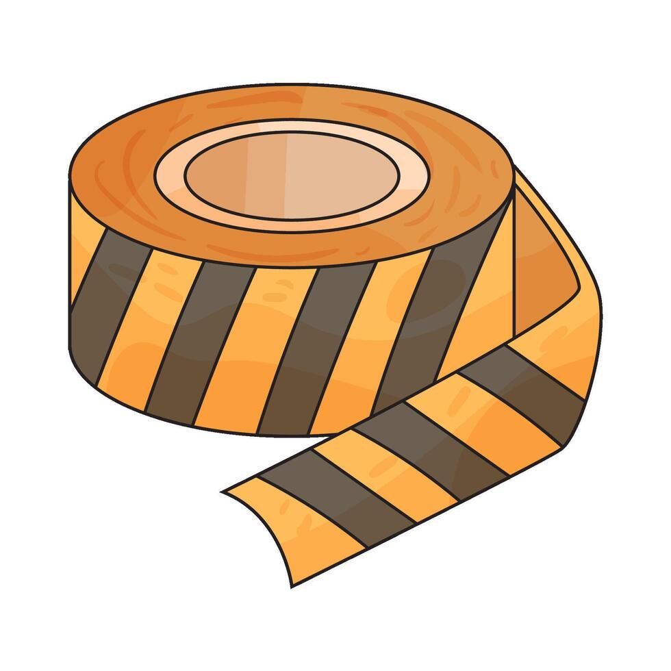 caution tape Illustration vector