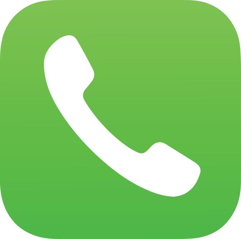 Green Phone Icon Graphic vector