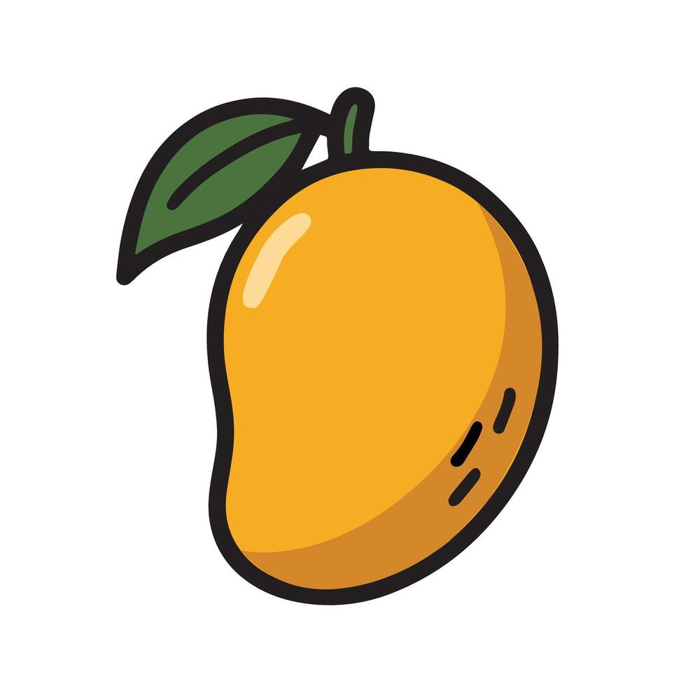 Ripe Mango Fruit vector