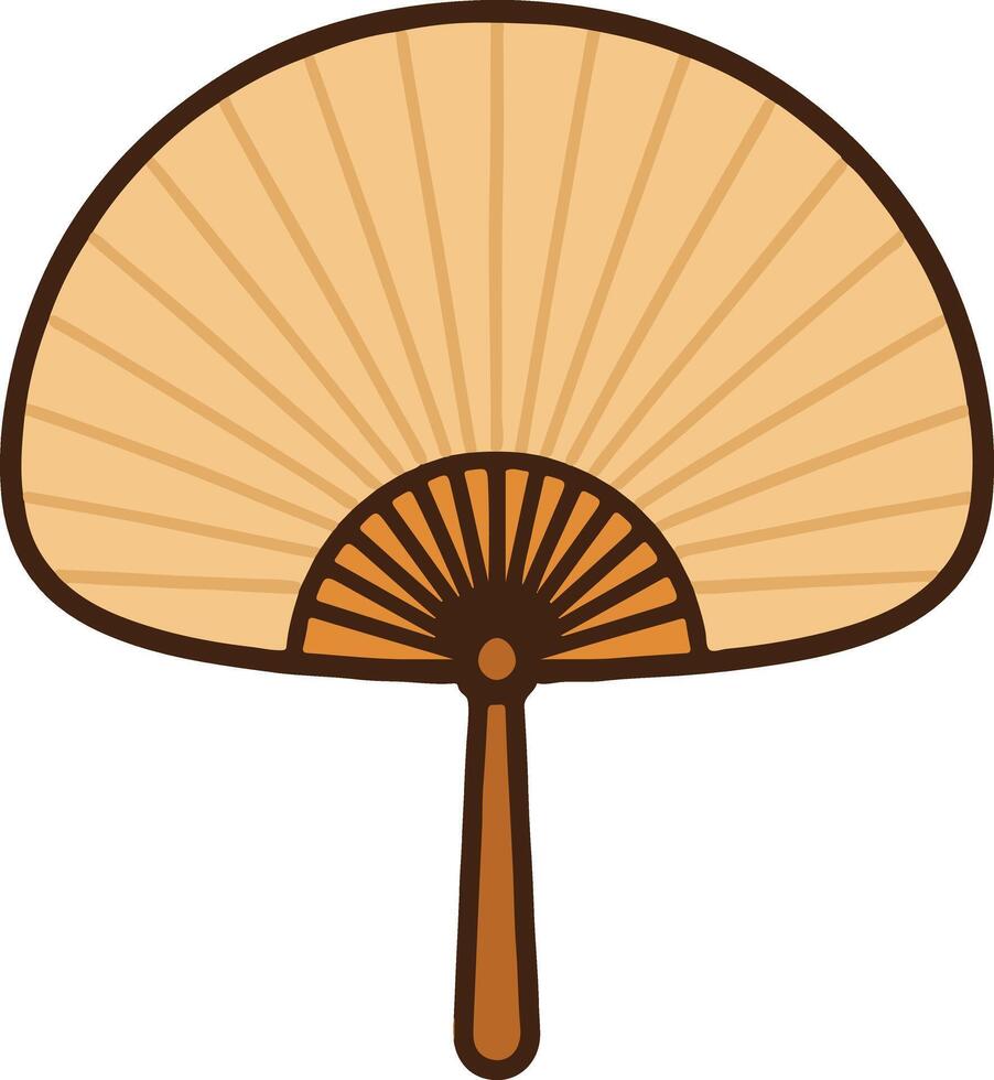 Elegant Echo Fan Illustration in Minimalist Style vector