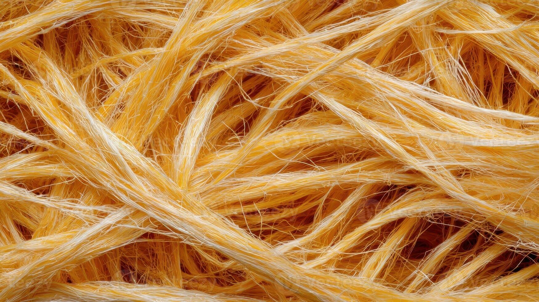 Golden silk storm displays intricate textures of fresh husk fibers in natural light photo