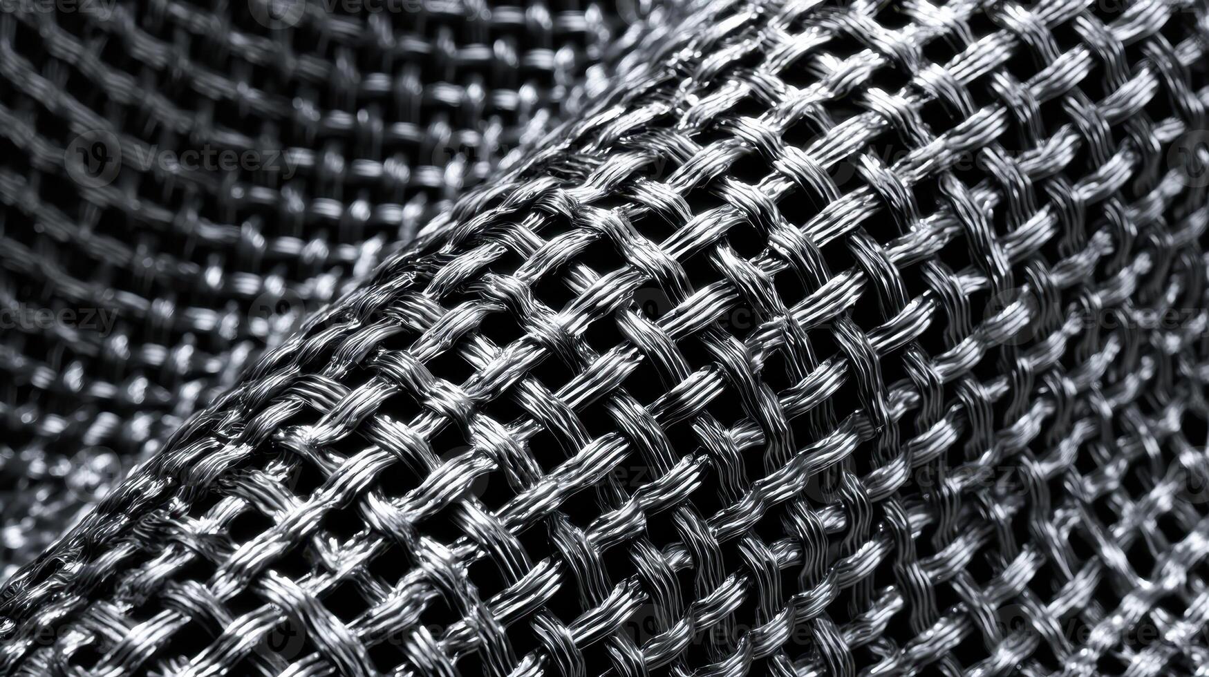 Flexible and strong woven mesh texture showcasing intricate patterns and durability in fabric design photo
