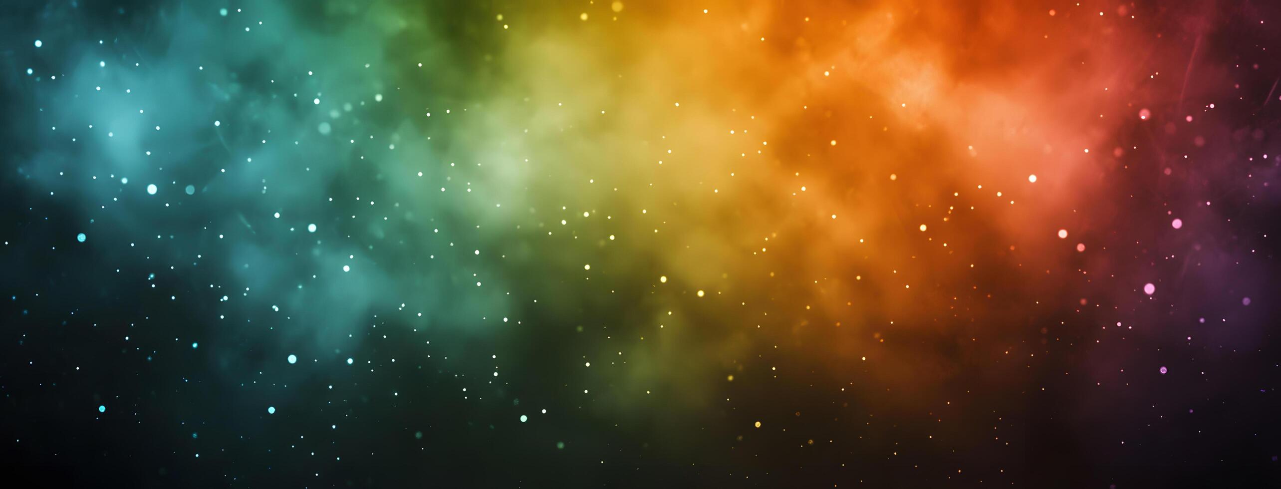 Colorful nebula space evokes celestial wonder with stardust, gases and vibrant cosmic clouds photo