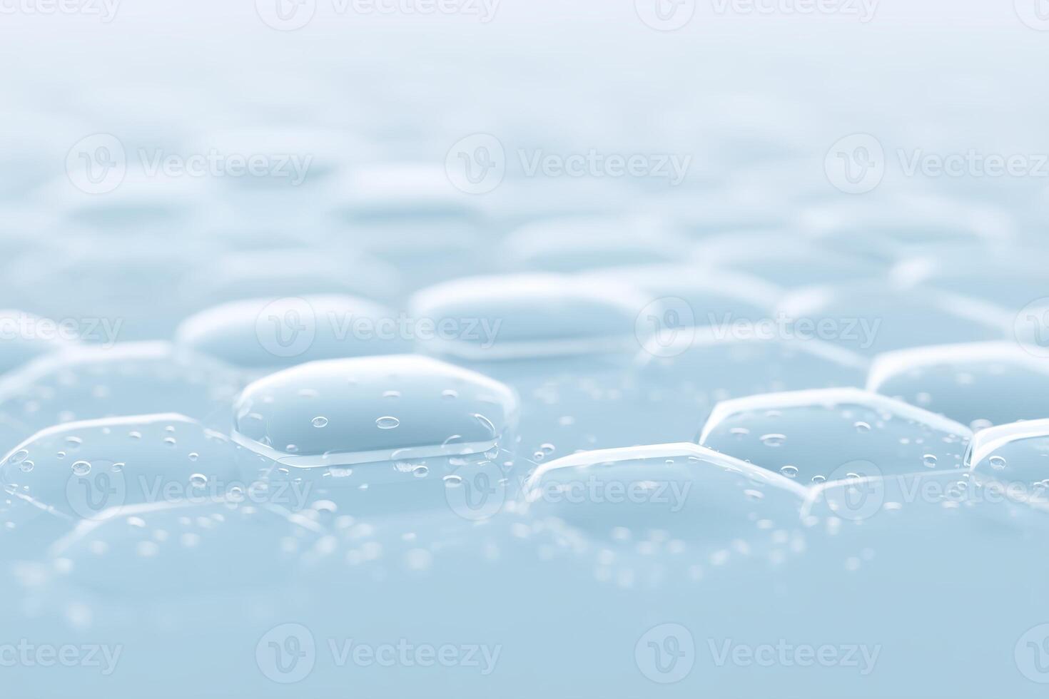 Water drops on a blue background photo