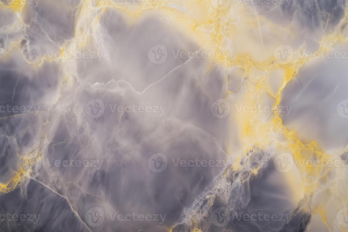 Translucent yellow and gray marble texture with natural veining patterns photo