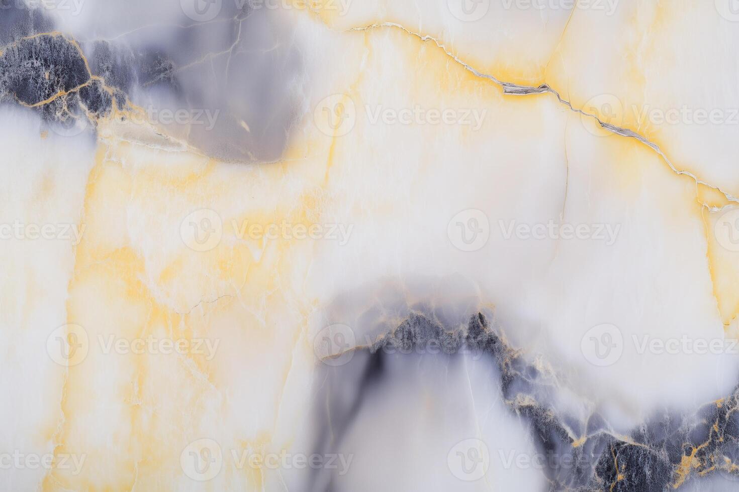 Elegant marble texture with white, gray, and yellow patterns photo