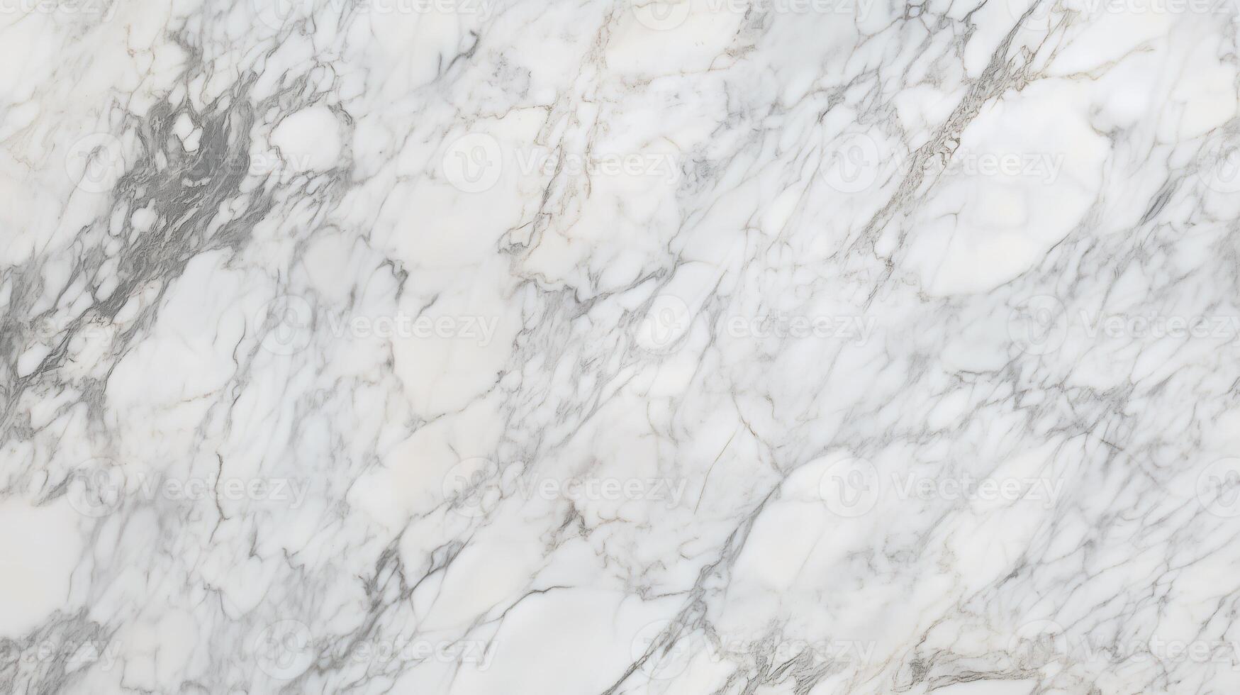 White marble texture with intricate gray veining details photo