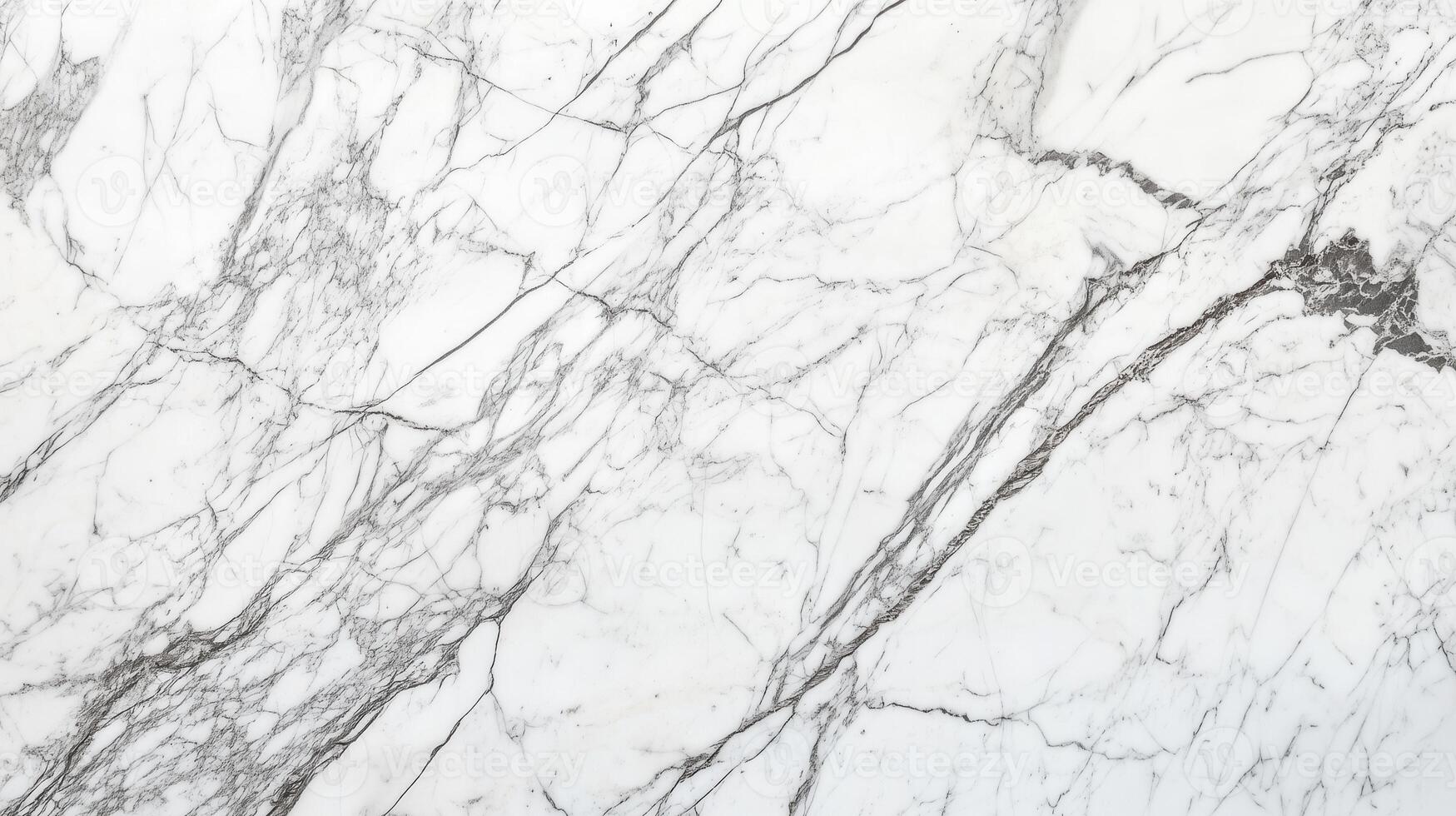 White marble surface with fine grey veins and natural texture patterns photo