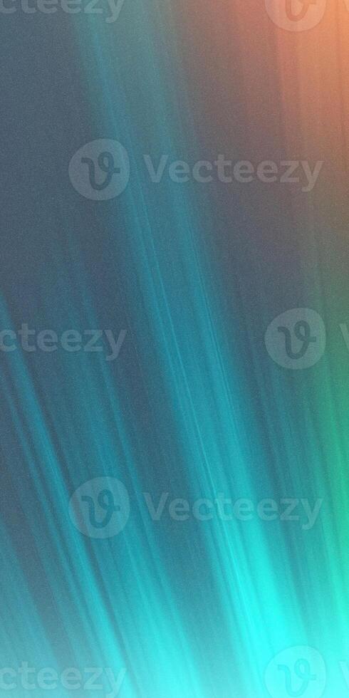 Abstract blue and orange light streaks background with radiant glow photo