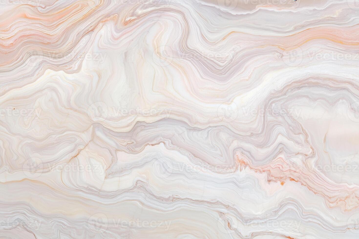 Cream and peach marble texture with flowing abstract patterns photo