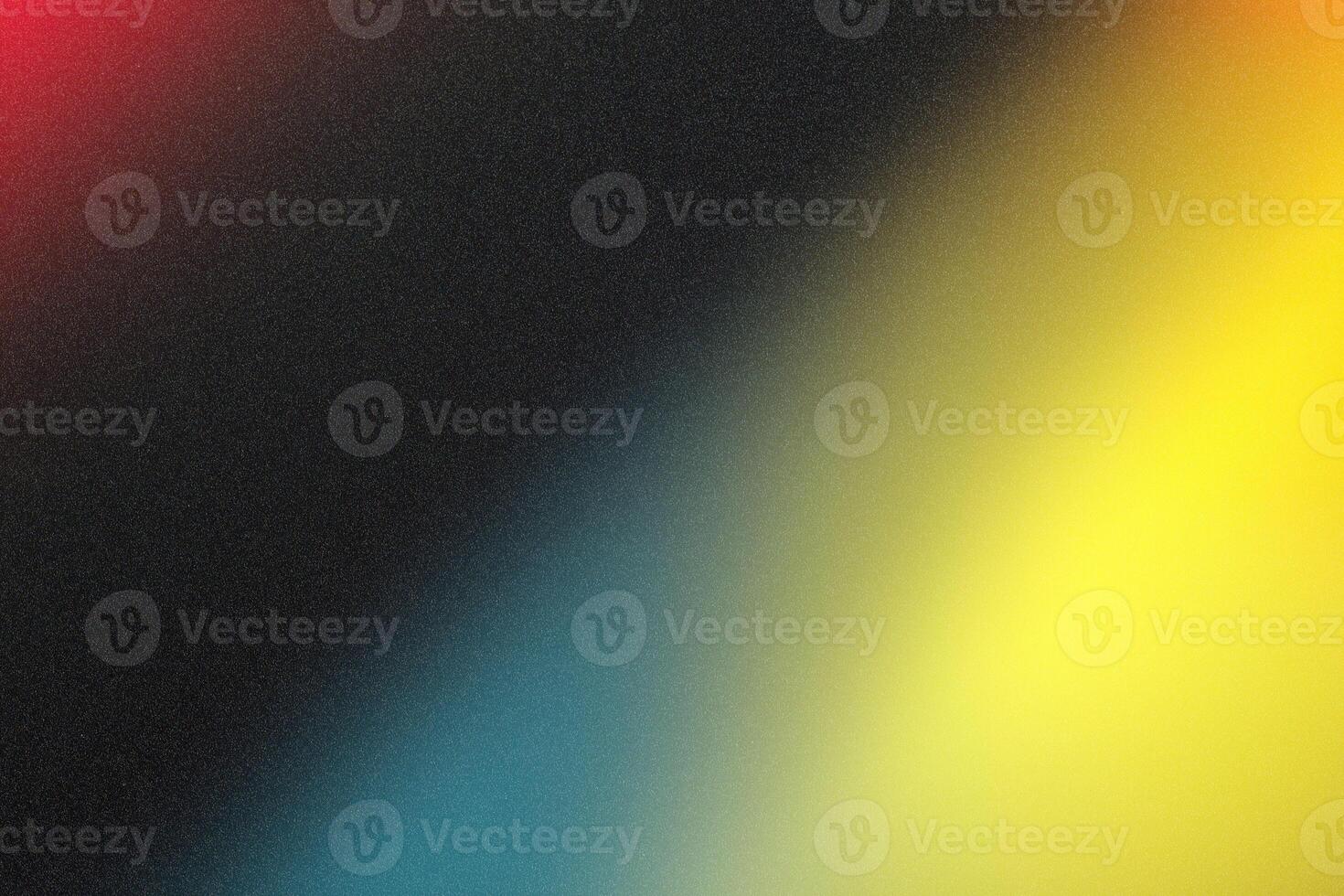 Abstract colorful blurred lights in soft gradient background photo