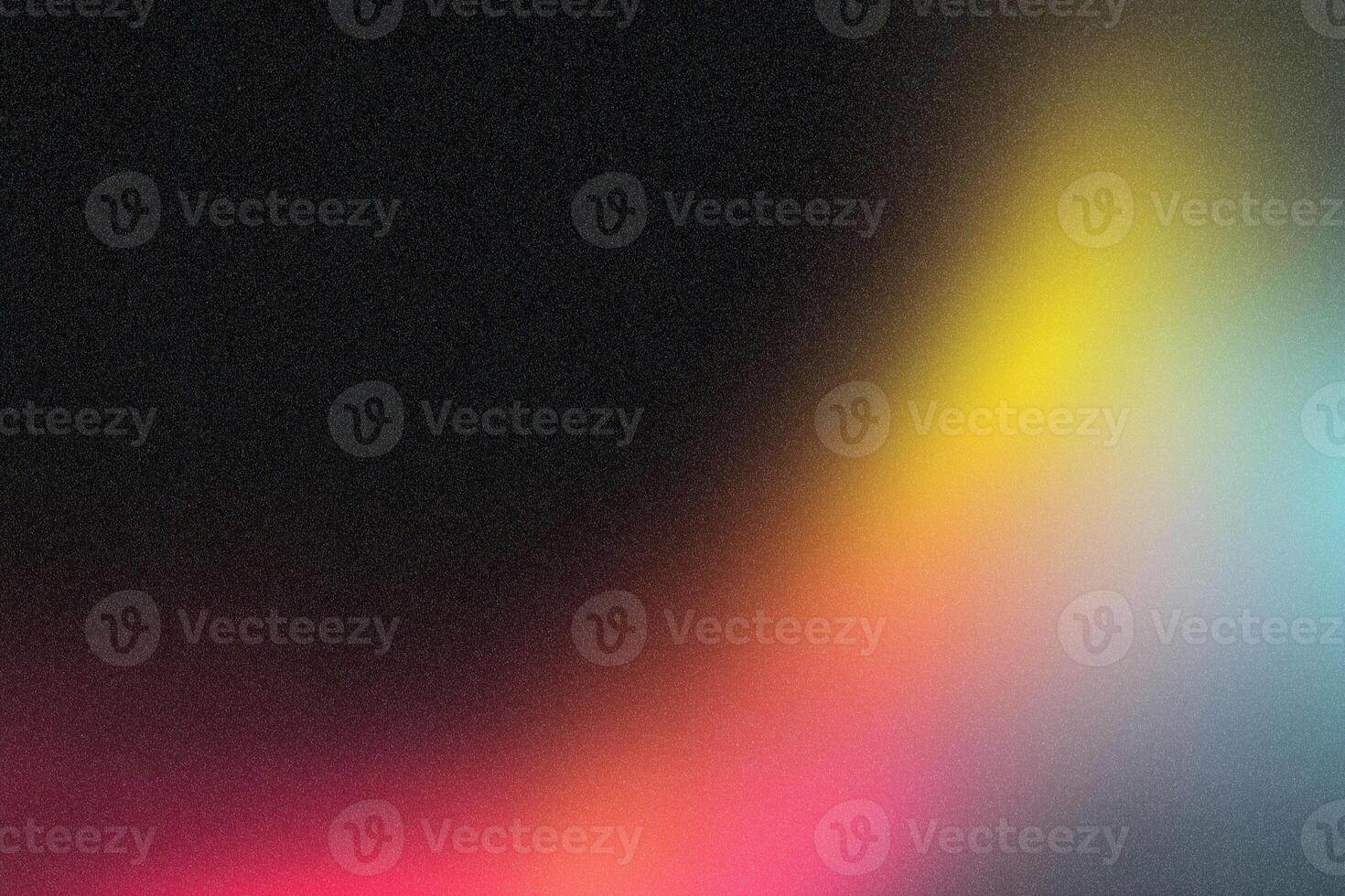 Abstract colorful gradient with dark background and bright rainbow hues photo