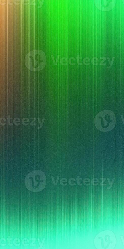 Vivid green and blue vertical light streaks on dark background photo