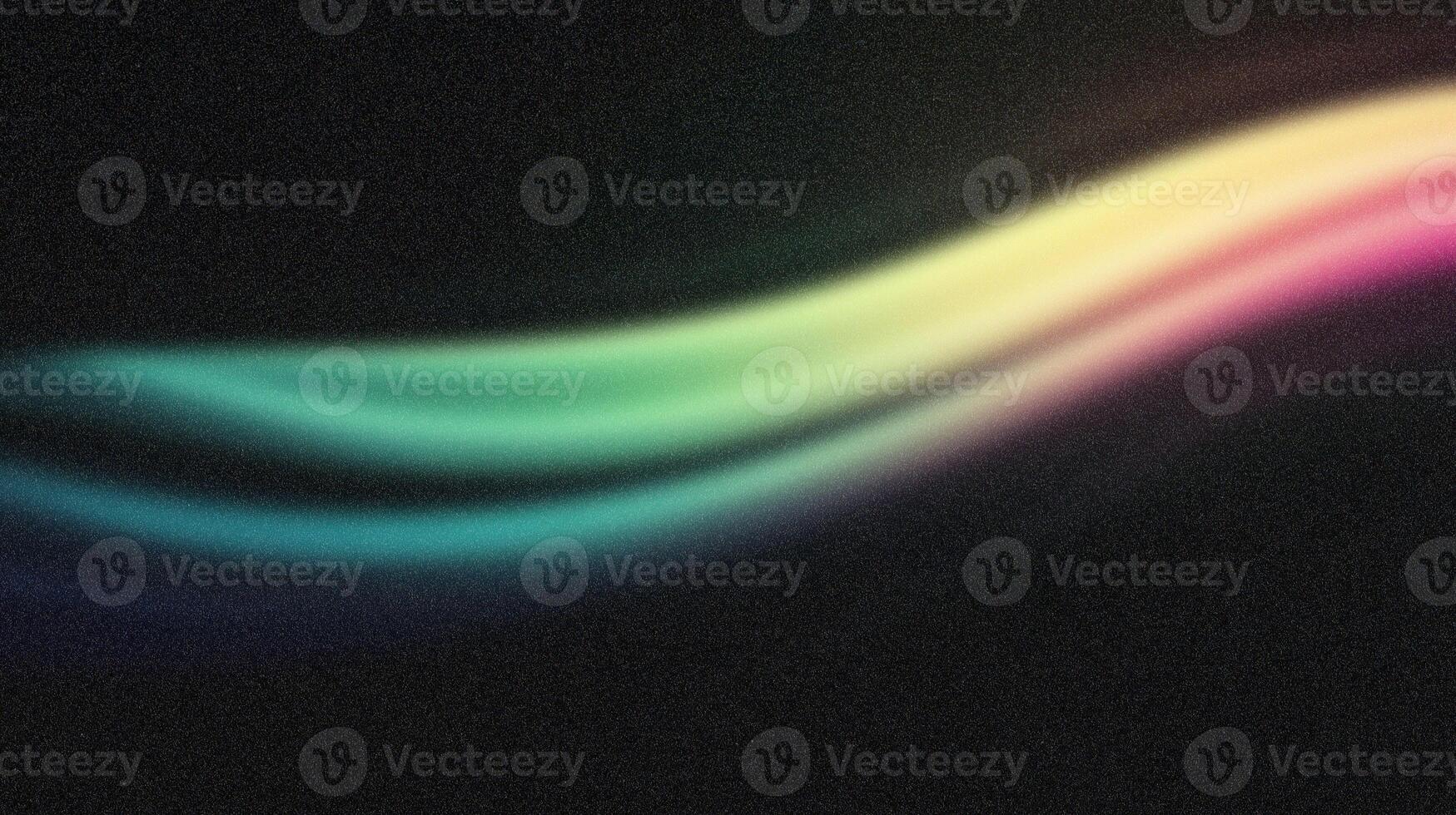 Colorful abstract light wave on dark background photo
