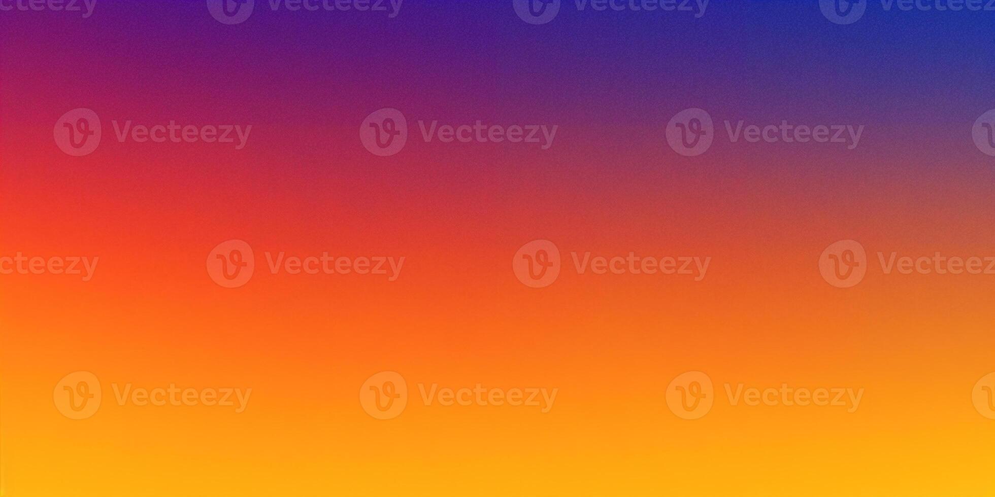Vibrant orange, red and purple gradient background creating smooth transition photo